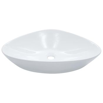 Lavabo 58,5x39x14 Cm Cerámica Blanco