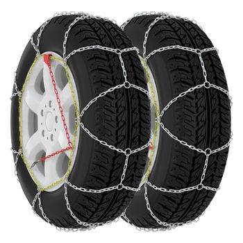 Cadenas De Nieve Para Suv 4x4 2 Unidades 16 Mm Tamaño 390