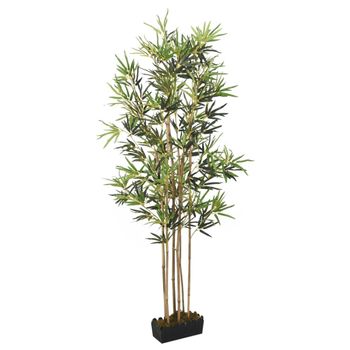 Árbol De Bambú Artificial Con 368 Hojas Verde 80 Cm