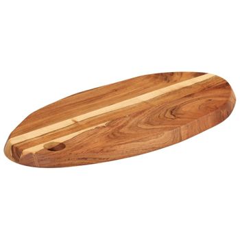 Tabla De Cortar Madera Maciza De Acacia 50x25x2,5 Cm