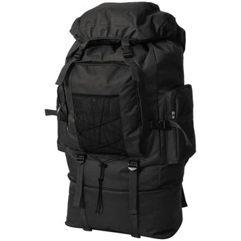 Mochila Estilo Ejército Xxl Negro 100 L