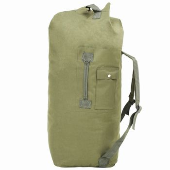 Bolso De Lona Estilo Militar 85 L Verde Oliva