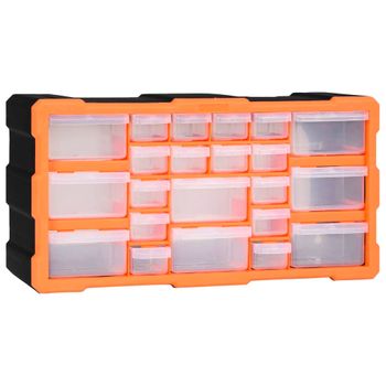 Organizador Multicajones Con 22 Cajones 49x16x25,5 Cm