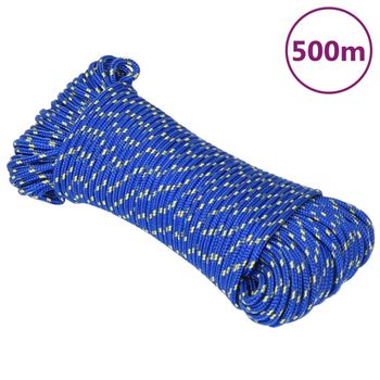 Cuerda De Barco Polipropileno Azul 3 Mm 500 M