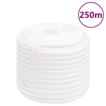 Cuerda De Barco Polipropileno Blanco Intenso 16 Mm 250 M