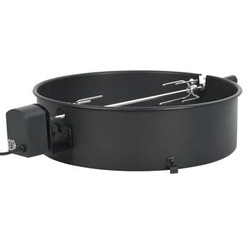 Kit De Anillo Asador De Barbacoa Negro 57 Cm