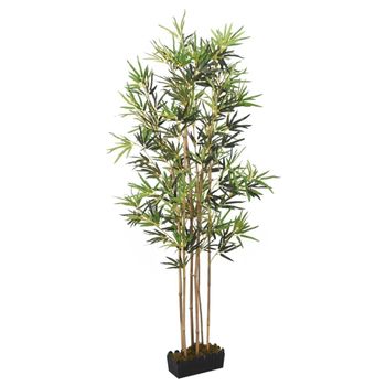 Árbol De Bambú Artificial Con 828 Hojas Verde 150 Cm