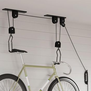 Elevadores De Bicicletas Con Montaje En Techo 2 Unidades 20 Kg