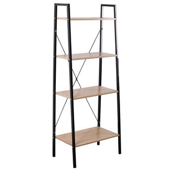 Estantería Plegable 4 Niveles Estilo Industrial - L 64 X A 31.5 X H 134.5  Cm con Ofertas en Carrefour