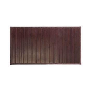 Alfombrilla De Baño De Bambú Marrón Moca - L 86 X A 53 X H Cm - Marrón