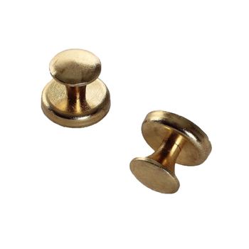 Ganchos Magnéticos Para Llaves O Paños De Cocina Vendidos Por 2 - L 2  X A 2  X H 1.8  Cm - Oro