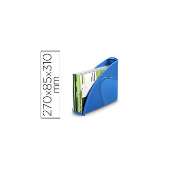 Revistero Cep Plastico Uso Vertical / Horizontal Azul 85x270x310 Mm