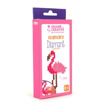 Kit De Pintura Con Diamantes - Flamingo Rosa