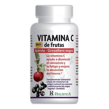 Vitamina C Frutas 60 Comp Holistica