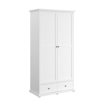 Armario 2 Puertas 2 Cajones Con Perchero L104 Cm - Margaux