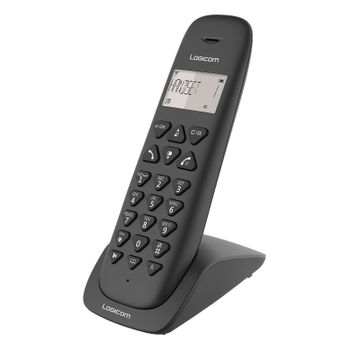 Teléfono Fijo Logicom Vega 150 Inalámbrico Dect, Tecnología Gap Tecla Bis Negro