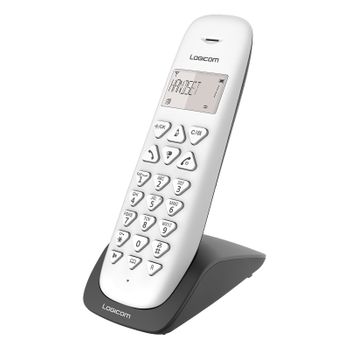 Teléfono Fijo Logicom Vega 150 Inalámbrico Dect, Tecnología Gap Tecla Bis Gris