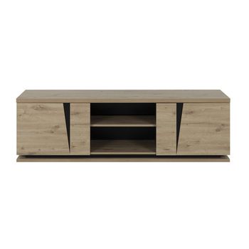 Mueble De Tv 2 Puertas Crack - Fabricación Francesa