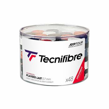 Overgrip De Tenis Tecnifibre Players Last Tecnifibre 52atplas48 Rojo (48 Pcs)