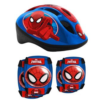 Casco Rodilleras Y Coderas Superman