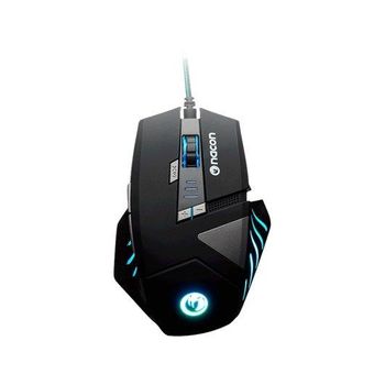 Raton Óptico Nacon Pcgm-300 Gaming Negro