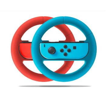 Volantes Nintendo Switch - Pack De 2 Volantes Para Joy-con, Color Rojo Y Azul, Tamaño Grande