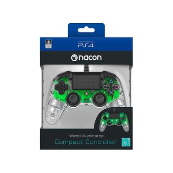 Wired Controller Light Nacon Verde Ps4