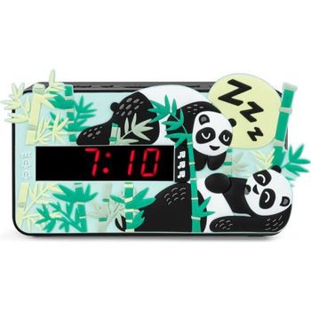 Reloj Despertador Cara Efecto 3d Decoración Pandar15panda3d Bigben