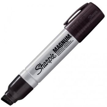 Sharpie Marcador Permanente Pro 148mm Negro Punta Biselada -12u-