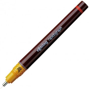 Rotring Rapidograph Estil?grafos A Tinta China Recargables 020mm