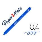 Boligrafo Paper Mate Inkjoy Retractil Gel Pen Trazo 0 7 Mm Azul (pack De 12)