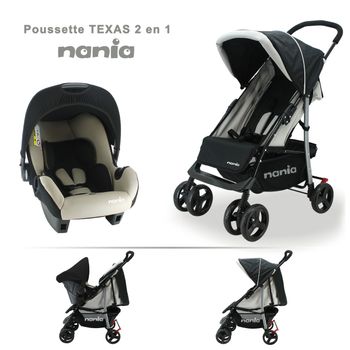 Silla De Paseo 2 En 1 De Texas + Beone Grupo 0+ Silla De Coche Infantil (0-13kg)