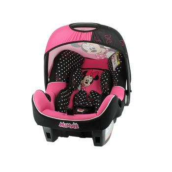 Silla De Coche Para Bebe Beone Grupo 0+ (0-13kg)  - Con Proteccion Lateral - 4 Estrellas Adac - Disney Minnie