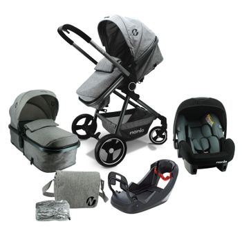 Gcarebb Carrito Bebe 3 en 1, Cochecito Bebe 3 Piezas Con Asiento