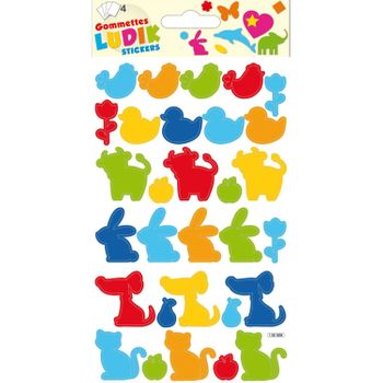 120 Stickers - Farm Animals - Multicolored