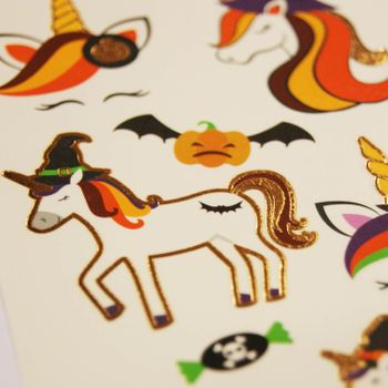 Tatuajes - Unicornios De Halloween