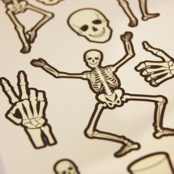 Tatuajes - Esqueletos De Halloween