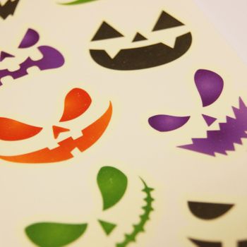 Tatuajes Temporales De Sonrisas De Halloween