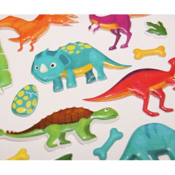 Soporte De Decoración Infantil - Dinosaurios - Pegatinas 3d