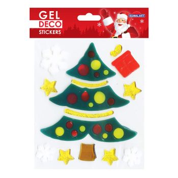 Pegatinas De Gel Para Ventanas De Navidad - Árbol De Navidad