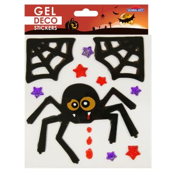 Pegatinas De Gel De Halloween - Araña