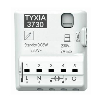 Receptor Cableado Para Persiana Enrollable - Tyxia 3730 - Delta Dore