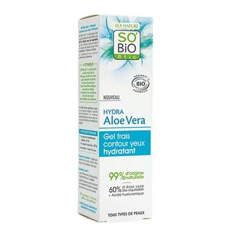 Gel Contorno Ojos Hidratante Aloe Vera 24h So'bio Étic 15 Ml