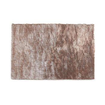 Alfombra vintage lavable en lavadora marron/marfil 160x213 Vivian