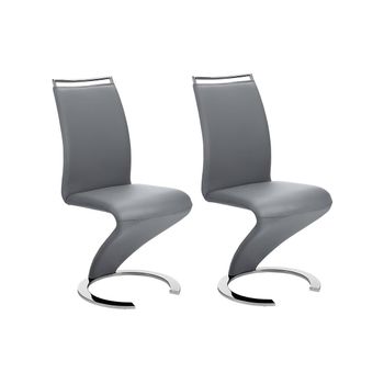 Silla Cantilever Twizy  61x49x100 Cm Color Gris Vente-unique