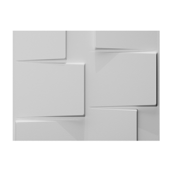 Panel De Pared Brick  50x0.25x50 Cm Color Blanco Vente-unique