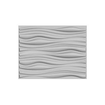 Panel De Pared Ondia  80x0.25x62.5 Cm Color Blanco Vente-unique