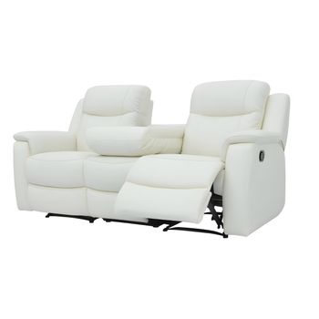 Sofá Relax 2 Plazas VENTE-UNIQUE Canby (Marrón - 133x90x95 cm)