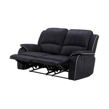 Sofá Relax Hernani  158x96x99 Cm Color Negro Venta-unica