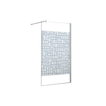 Mampara Ducha Italiana Laura  140x0.6x190 Cm Color Transparente Vente-unique